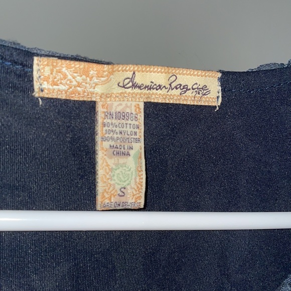 Navy Blue Lace Dress - Picture 6 of 6